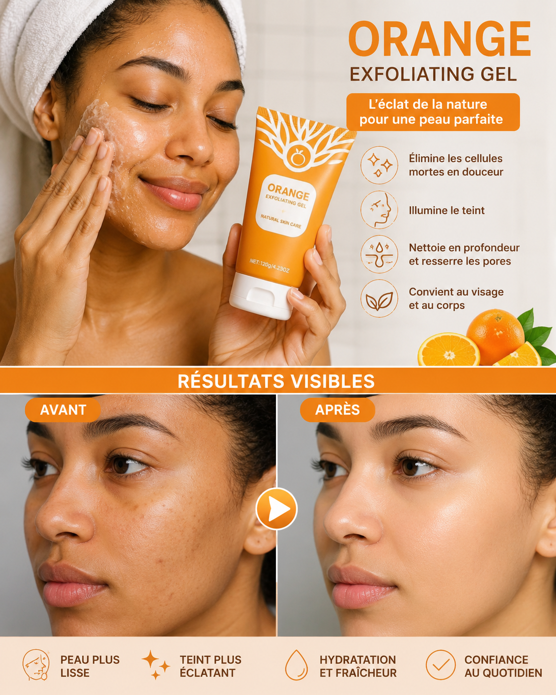 GEL EXFOLIANT ORANGE